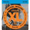 D'Addario EXL110 Nickel Wound Electric Guitar Strings Regular Light 10-46