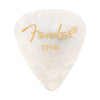 Fender 351 Shape Light 12 Pack Picks - White Moto