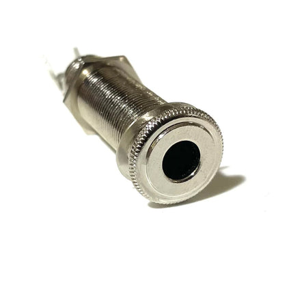 Switchcraft 152B Stereo Long Threaded Input Jack - Nickel Finish