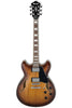 Ibanez AS73 Artcore Semi-Hollow Body Electric Guitar - Tobacco Brown