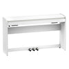 Roland F-701 Digital Upright Piano with Stand and Bench - White