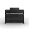 Roland HP-704 Digital Upright Piano with Stand and Bench - Charcoal Black