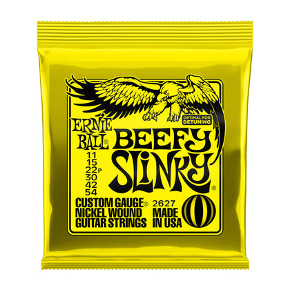 Ernie Ball Beefy Slinky Nickel Wound Electric Guitar Strings 11-54 Gauge