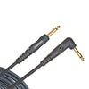 D’Addario PW-GRA-20 Custom Series Straight to Angle Instrument Cable - 20 ft.