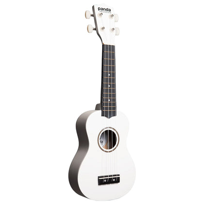 Panda Soprano Ukulele - White