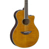 Yamaha APX600 Thinline Flamed Maple Acoustic-Electric Guitar - Amber