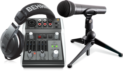 Behringer PODCASTUDIO 2 USB Bundle - Podcasting Bundle