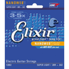 Elixir 12002 Super Light Nickel Plated Steel Electric Guitar Strings with Nanoweb Coating .009-.042 - Bananas At Large®