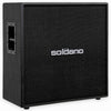 Soldano 4x12 Straight Classic Cabinet - Black Tolex - Black Grille