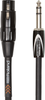 Roland RCC-5-TRXF Black Series 5ft Interconnect Cable with 1/4 in. TRS Male to XLR Female - Bananas at Large