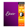 Elixir Acoustic Phosphor Bronze with NANOWEB Coating, Light/Medium, .012-.056