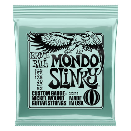 Ernie Ball Mondo Slinky Nickel Wound Electric Guitar Strings, 10.5-52