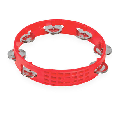 Latin Percussion - LPA181 - Aspire Single Row Tambourine - Red - 8 inch