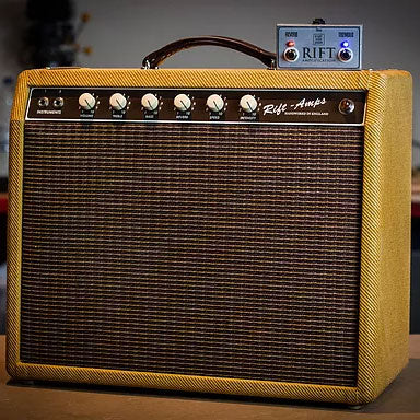 Rift Amplification PR35 35w 1x12” combo, choice of blackface or brownface circuits. Reverb and tremolo