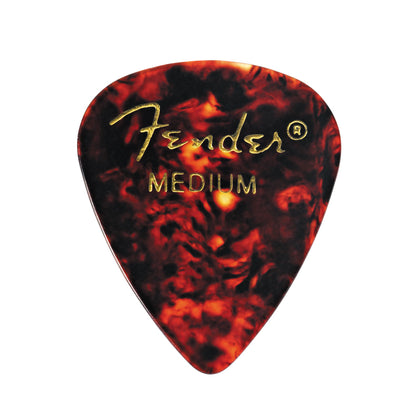 Fender 351 Medium 12 Pack Picks - Tortoise Shell