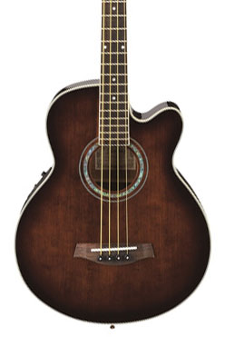 Ibanez AEB10E Acoustic-Electric Bass Dark Violin Sunburst