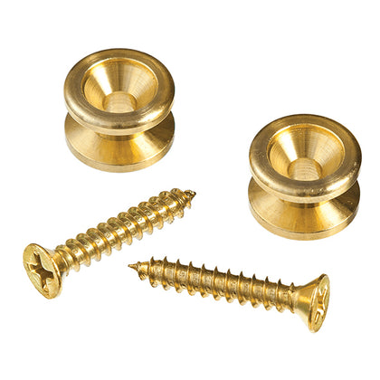 D'Addario PWEP302 Brass End Pins Pair - Brass