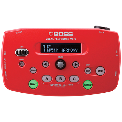 Boss VE-5-RD Vocal Performer - Red - Bananas at Large - 1