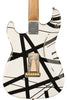 EVH Striped Series '78 Eruption, White with Black Stripes Relic