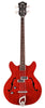 Guild Starfire I Bass LH Newark Double-Cut Left Handed Semi-Hollow - Cherry Red