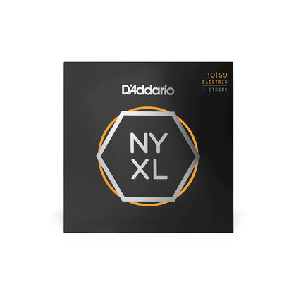 D'Addario - NYXL1059 - 7-String Electric Guitar String Set - NYXL Nickel Wound 10-59