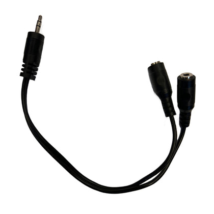 Premium 3.5 mm TRSM to Dual 3.5 mm TRSF Adaptor