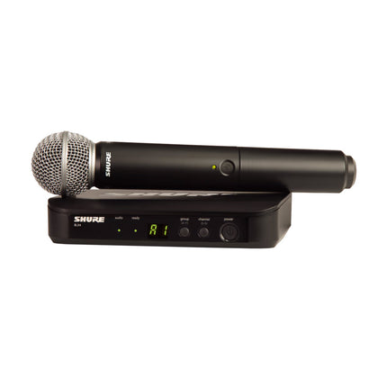 Shure BLX24/SM58-H10 Handheld Wireless System - Freq Band H10 (542-572 MHz)