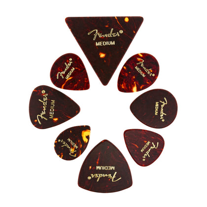 Fender Celluloid Shape Medley, All Shapes, 8-Pack