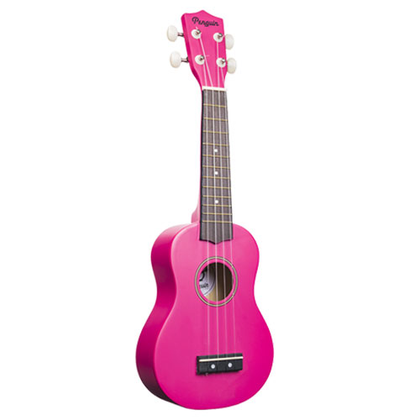 Amahi PGUKPI Soprano Penguin Ukulele with Gig Bag - Pink - Bananas At Large®