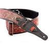 RightOn Talisman 2.3 in. Vegan Guitar Strap - Alien Red