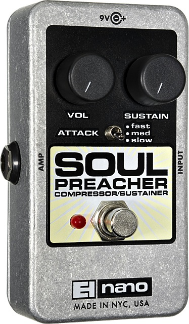 Electro-Harmonix SOUL PREACHER Compressor/Sustainer - Bananas At Large®