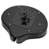 Ahead Spinal Glide Saddle Drum Throne with 3 Leg Base - Black Top with Sparkle Sides