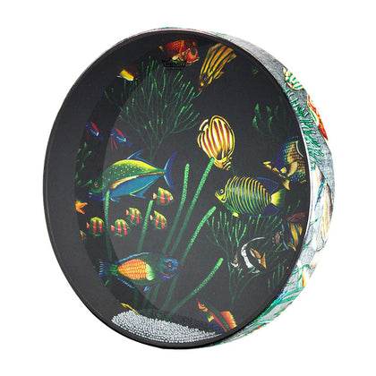 Remo ET-0212-10 Ocean Drum Fish Graphic - 12 in.