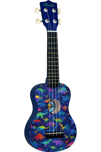 Amahi Soprano Dinosaur Design Ukulele