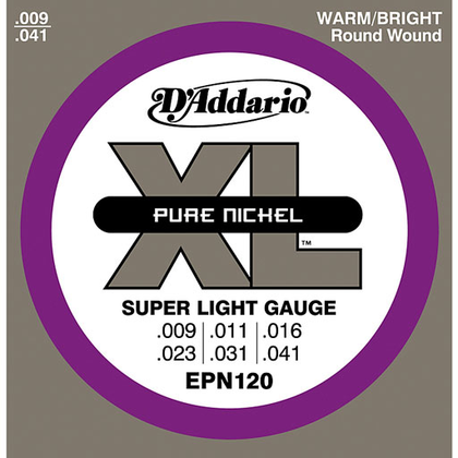 DAddario EPN120 Electric Pure Nickel Strings - Super Light 9-41 - Bananas At Large®