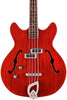 Guild Starfire I Bass LH Newark Double-Cut Left Handed Semi-Hollow - Cherry Red