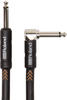 Roland RIC-B15A Black Series 15ft Instrument Cable with Angled to Straight 1/4 in. Jack - Bananas at Large