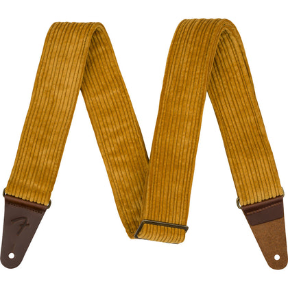 Fender Corduroy 2 in. Guitar Strap - Blaze Gold